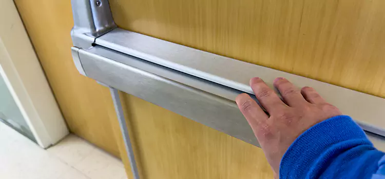 Installing a Push Bar on a Door Patterson